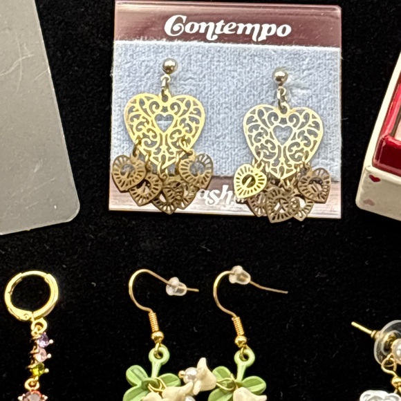 Fashion Dangle Gold-Tone Earrings Bundle - Picture 5 of 7